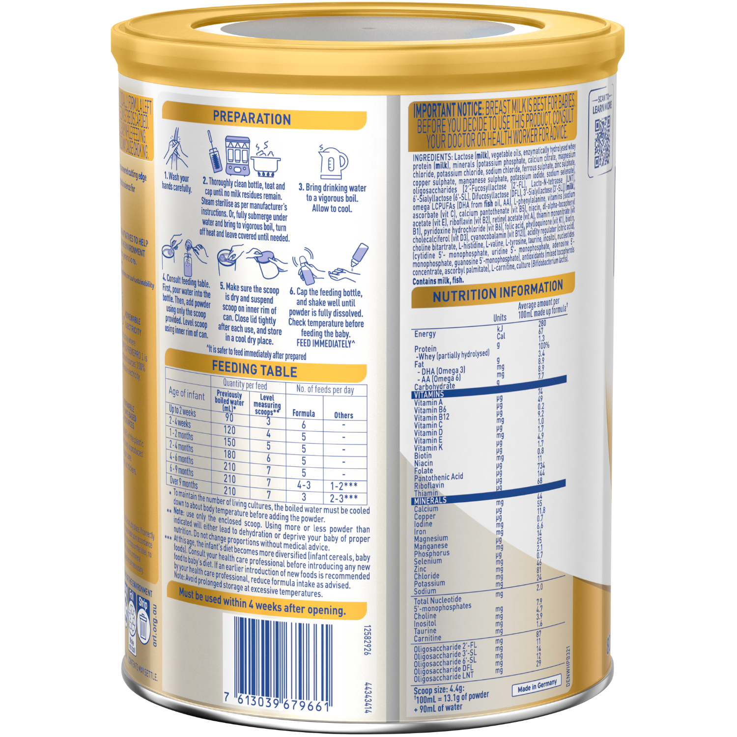 NAN SUPREMEpro 1 800g - Right