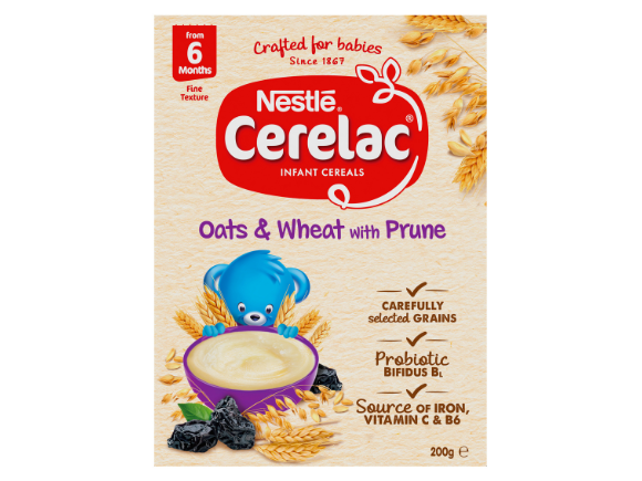 CERELAC Oats and Wheat with Prune- Front of pack