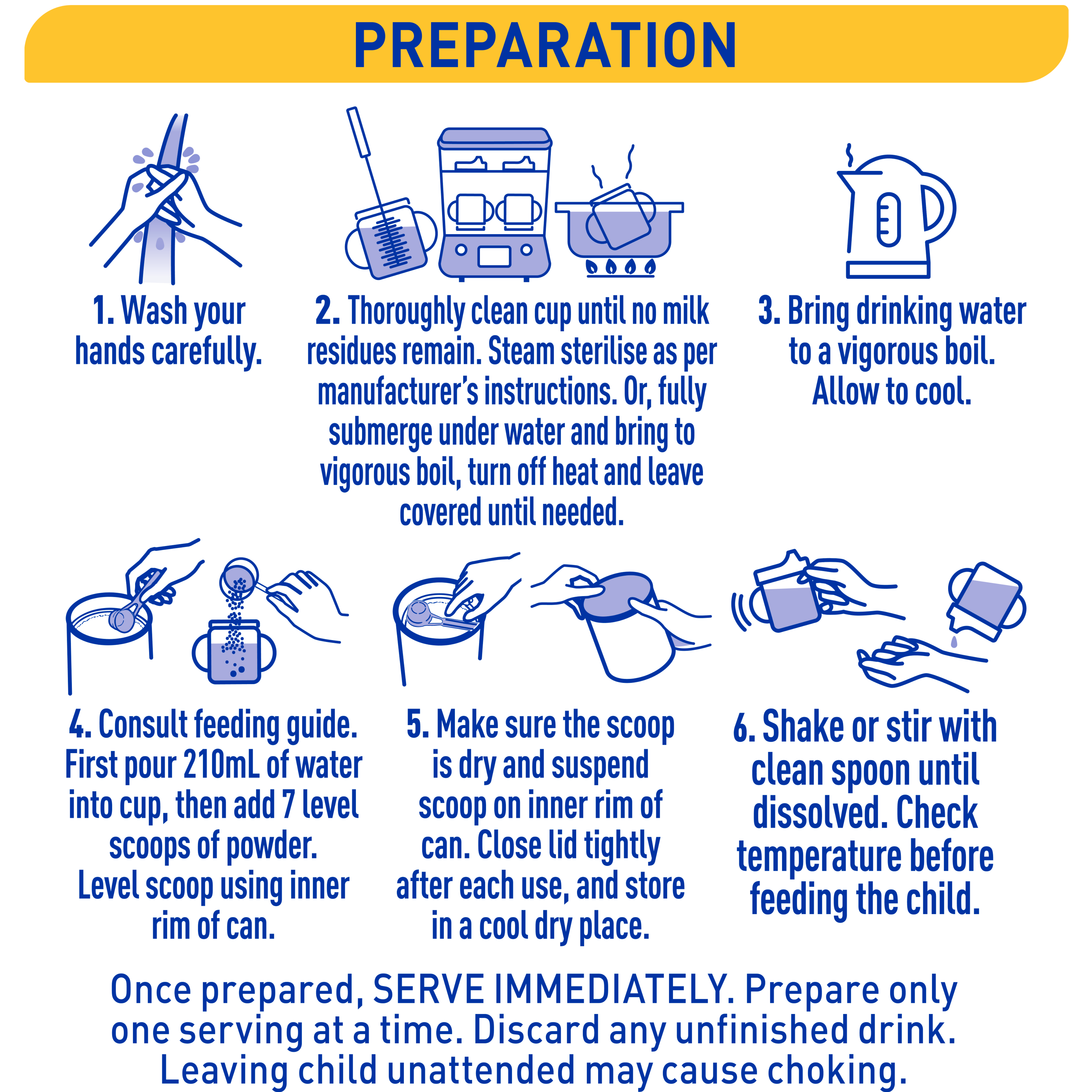 NAN SUPREMEpro 3 800g - Preparation