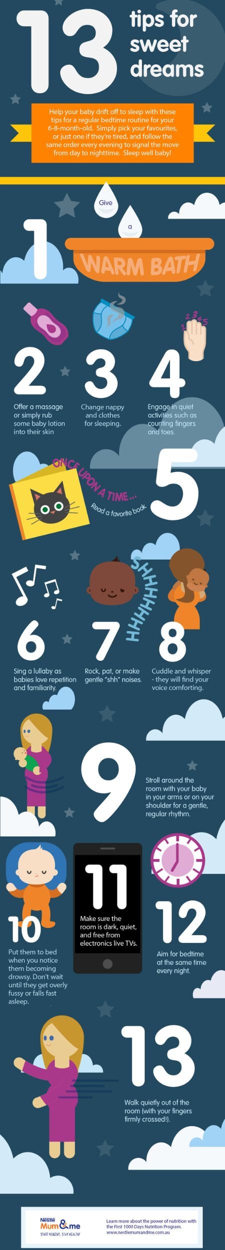 13 tips for babys sweet dreams