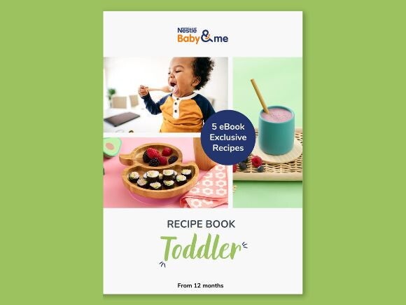 Nestle Baby and me toddler recipe book teaser image