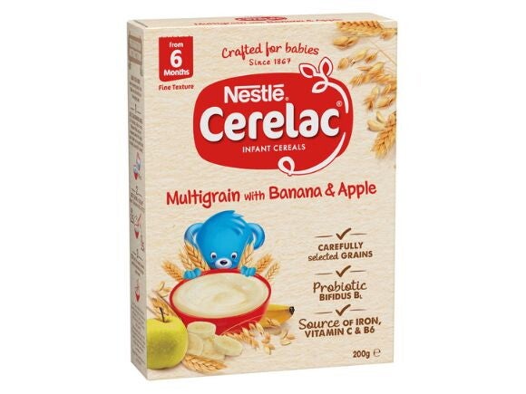 CERELAC Banana and Apple Front of Pack 6 Months