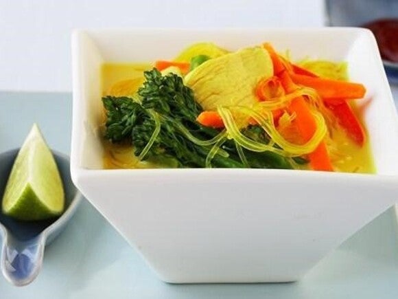 Chicken and Vegetable Laksa Style Soup