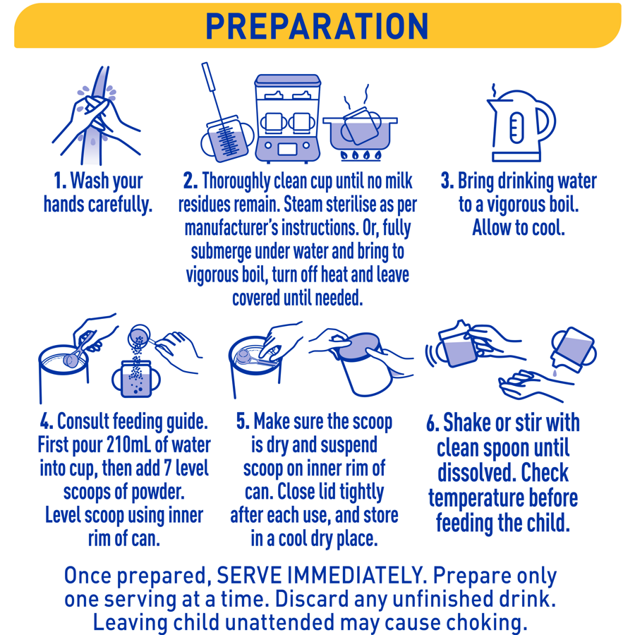 NAN SUPREMEpro 3 800g - Preparation