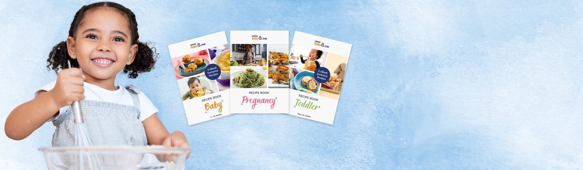 Nestle Baby and me erecipe book homepage banner