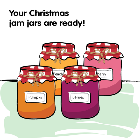 Lets make Christmas jam jars Z
