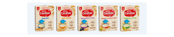 CERELAC Baby Cereal Range 