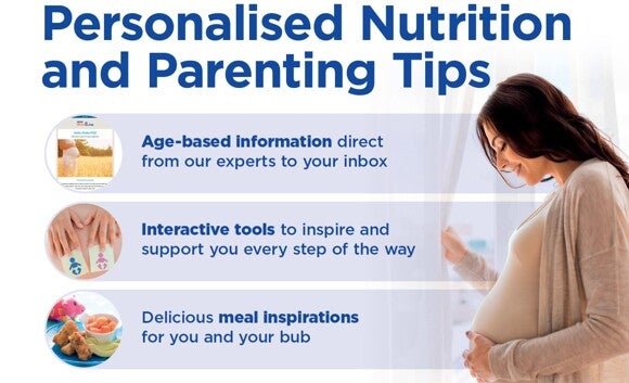 personalised nutrition and parenting tips