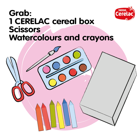 Create a Christmas Puzzle from a CERELAC box 00