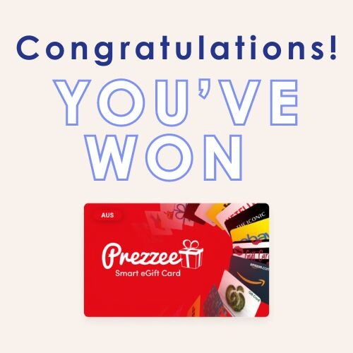 Congratulations You've Won a Prezzee Giftcard