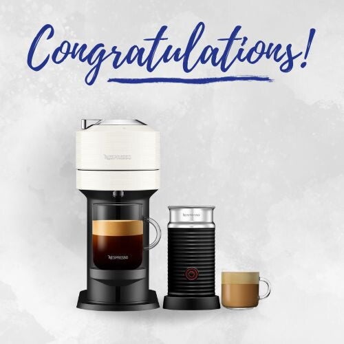 Congratulations to nespresso vertuo next bundle winner