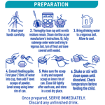 NAN OPTIPRO 3 Toddler Formula, From 1 Year  – 800g- Preparation Instruction