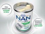 NAN EXPERTpro Lactose Intolerance 400g - separate storage area for the scoop